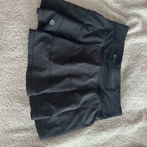 Lululemon Black Athletic Skort